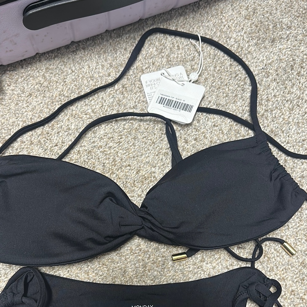 Monday Swimwear Black Bikini